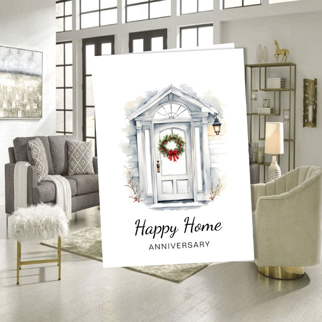 New Home Anniversary Card | Real Estate Agent (Creator Uploaded)
