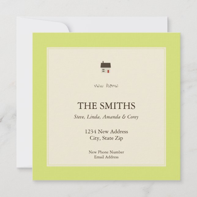 new home announcement (Front)