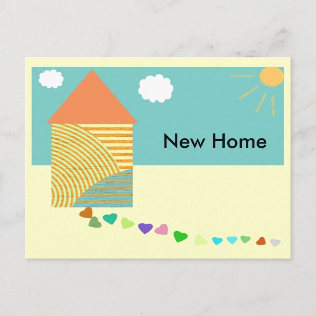 New Home Announcement Postcard (Front)