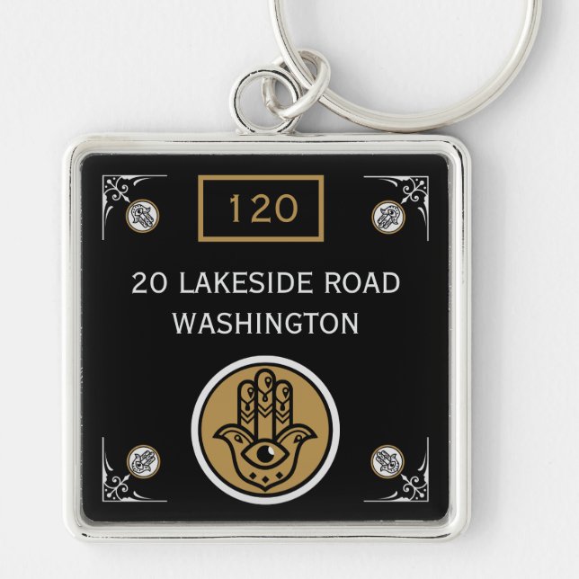New Home Blessing Good Luck Key Ring (Front)
