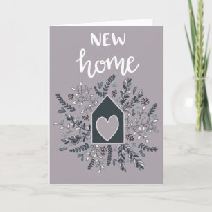 New Home Botanical Greetings Card