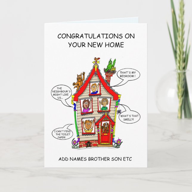 New Home Card (Front)