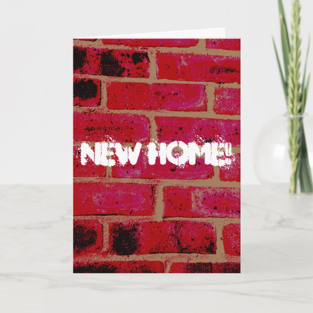 New home card (Front)