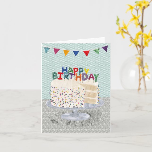 New home card (Yellow Flower)