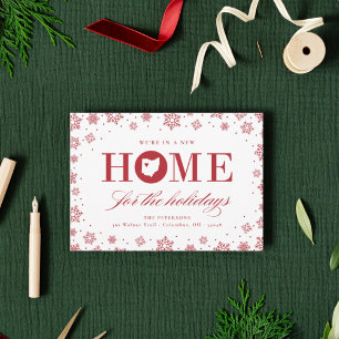 New Home Christmas Ohio Moving Announcement