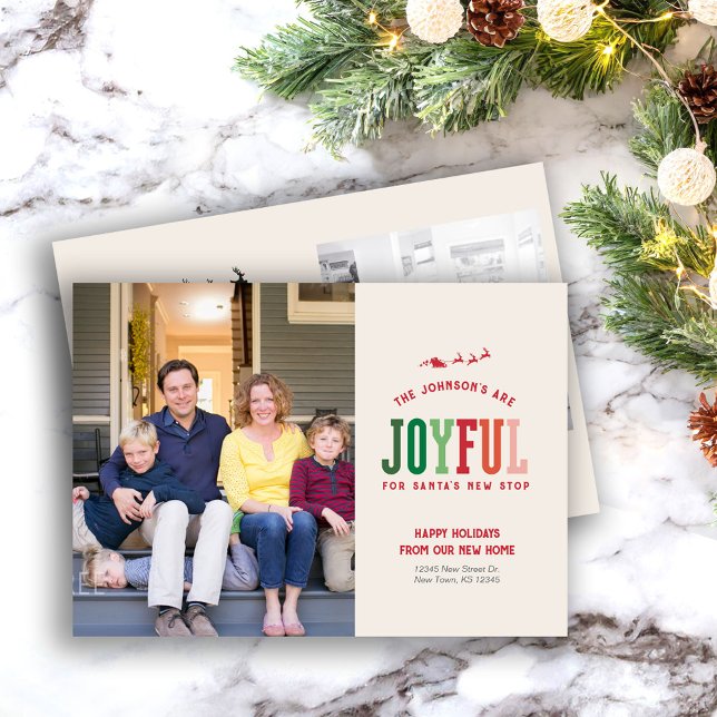 New Home Christmas Photo Card Moving Announcement (Creator Uploaded)