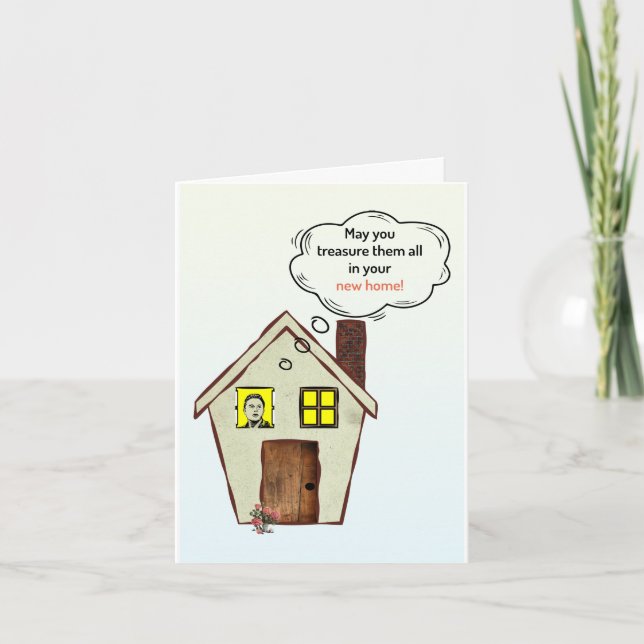 new home, congratulation!  thank you card (Front)