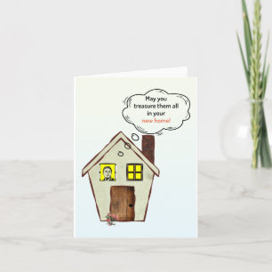 new home, congratulation!  thank you card