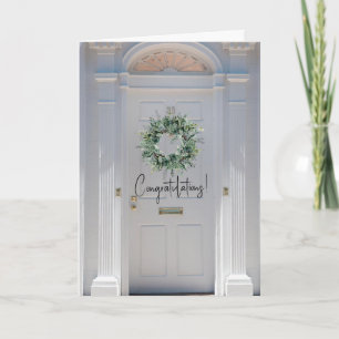 New Home Congratulations Folded Greeting Card