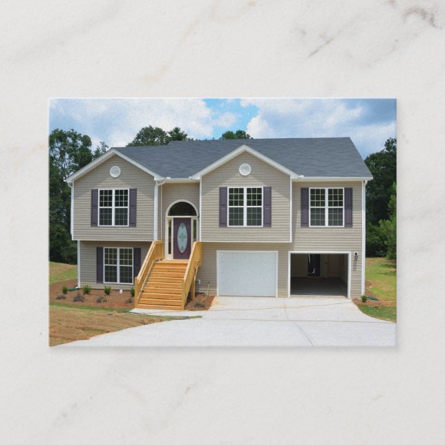 New Home Construction Business Card (Front)