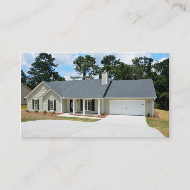 New Home Construction Business Card (Front)