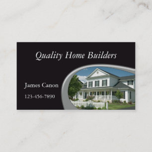 New Home Construction Business Card
