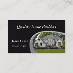 New Home Construction Business Card
