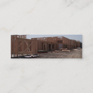 New Home Construction Mini Business Card