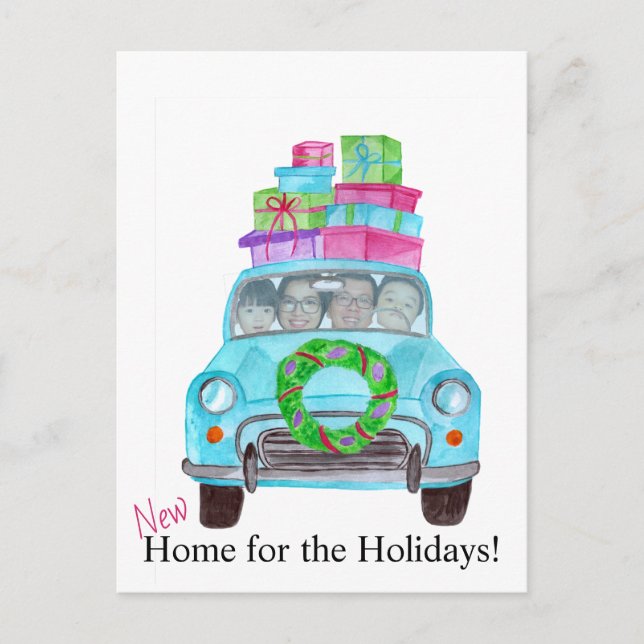 New Home customisable photo card (Front)