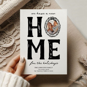 New Home Doodle Christmas Holiday Card