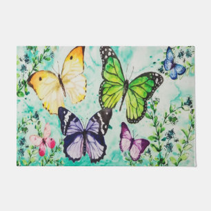 New Home Entrance Doormat, Butterflies Lover Mats