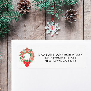 New Home Festive Return Address  Label