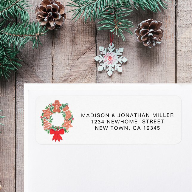 New Home Festive Return Address  Label (Creator Uploaded)