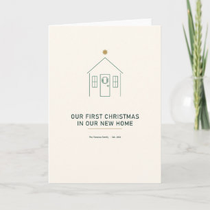 New Home First Christmas 2026 Greeting Card