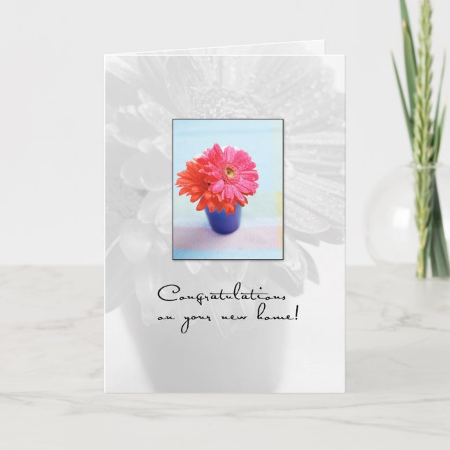 New Home Flowers Card (Front)