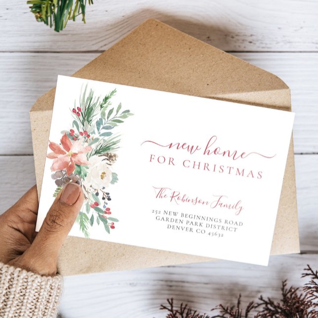 New home for Christmas holiday moving Announcement (Creator Uploaded)