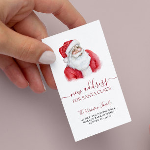 New home for Christmas MINI SIZE holiday moving Card