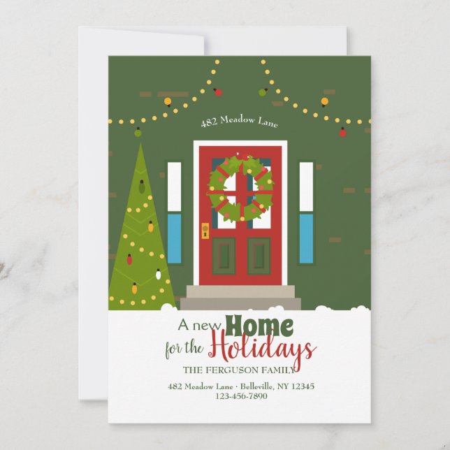 New Home for the Holidays Card (Front)