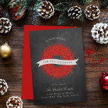 New Home For The Holidays | Modern Chalkboard Holiday Card<br><div class="desc">Send a Christmas message and let your loved ones know you have moved this holiday time. The design is easy to personalise with your own wording and your family and friends will be thrilled when they receive these fabulous change of address holiday cards.</div>