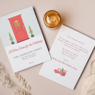 New Home for the Holidays Moving Announcement