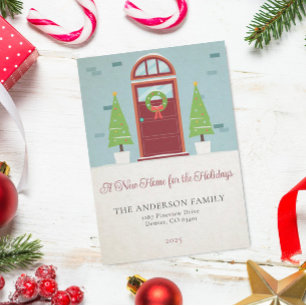 New Home for the Holidays Moving Announcement