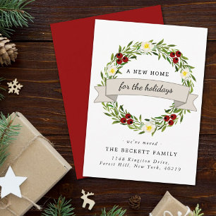 New Home For The Holidays Moving Announcement