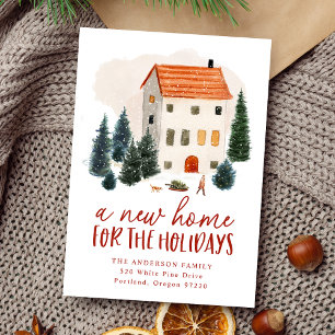 New Home for the Holidays Moving Announcement