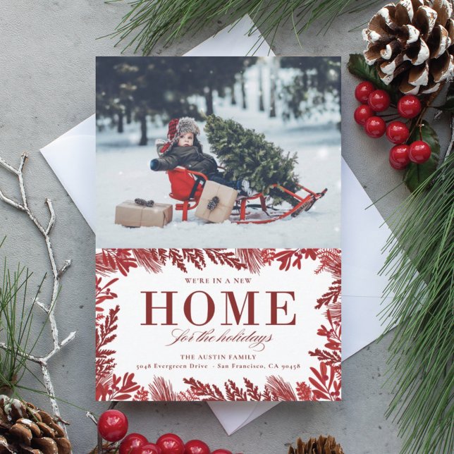 New home for the holidays moving announcement (Creator Uploaded)