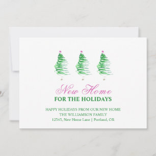 New Home For the Holidays   New Address Holiday Card
