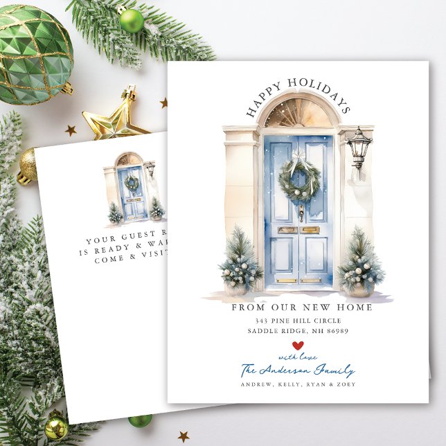 New Home Front Door Moving Announcement Postcard (Creator Uploaded)