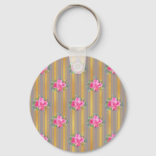 New Home Gift Floral Outlet Covers Key Ring