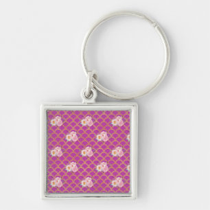 New Home Gift Floral Tapestry Throw Pillows Key Ring
