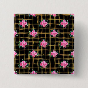 New Home Gift Mexican Floral Art 15 Cm Square Badge