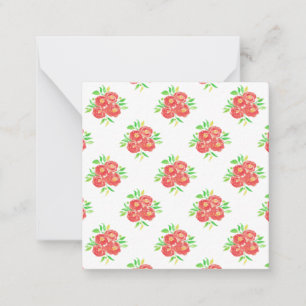 New Home Gift Purple Floral Pillow Card