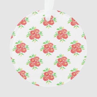 New Home Gift Purple Floral Pillow Ornament