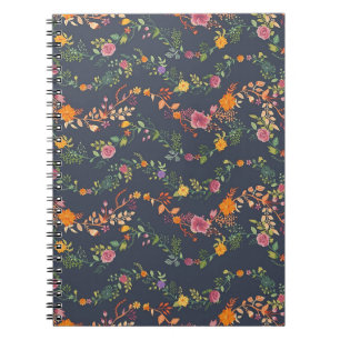 New Home Gift Simple Floral Pattern Notebook