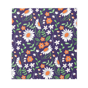 New Home Gift Simple Flowers Notepad