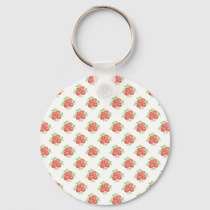 New Home Gift Tiny Purple Floral Pillow Key Ring