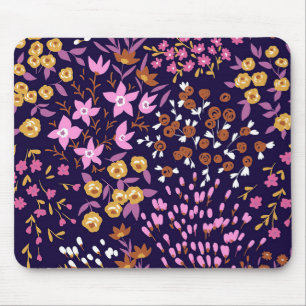 New Home Gift Trendy Seamless Floral Mouse Pad