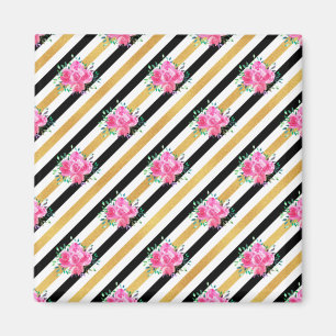 New Home Gift Tropical Floral Arts Magnet