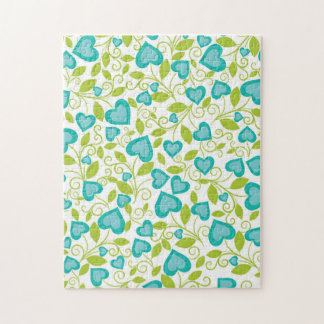 New Home Gift | Valentine's Day Seamless Art Jigsaw Puzzle