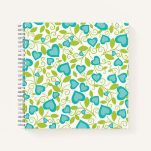New Home Gift Valentine's Day Seamless Art Notebook