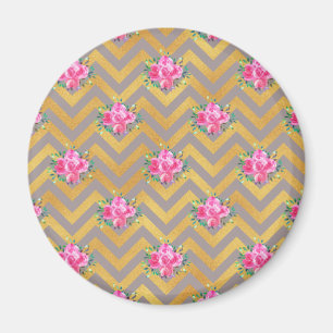 New Home Gift Victorian Floral Wall Tiles Magnet
