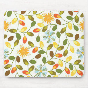 New Home Gift Vintage Floral Pattern Mouse Pad